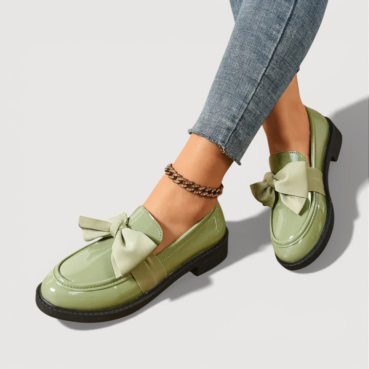 MAERYL | BOW DETAIL LOAFERS