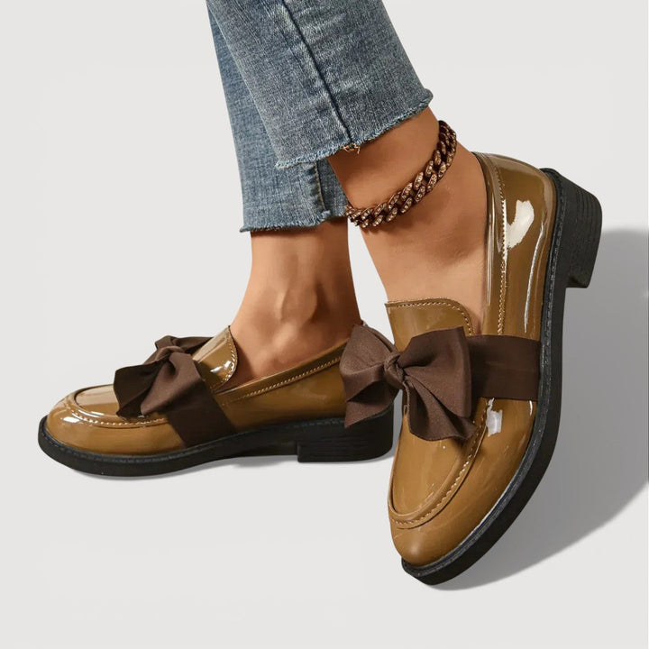 MAERYL | BOW DETAIL LOAFERS