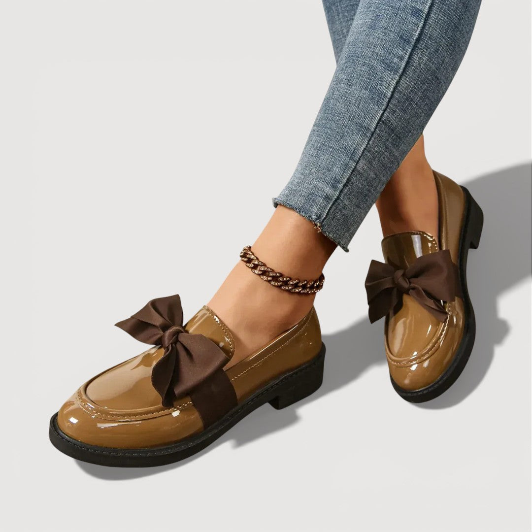 MAERYL | BOW DETAIL LOAFERS