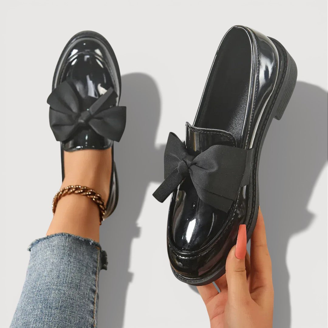 MAERYL | BOW DETAIL LOAFERS