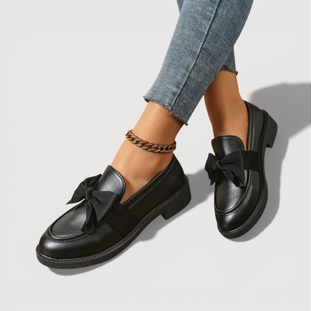 MAERYL | BOW DETAIL LOAFERS