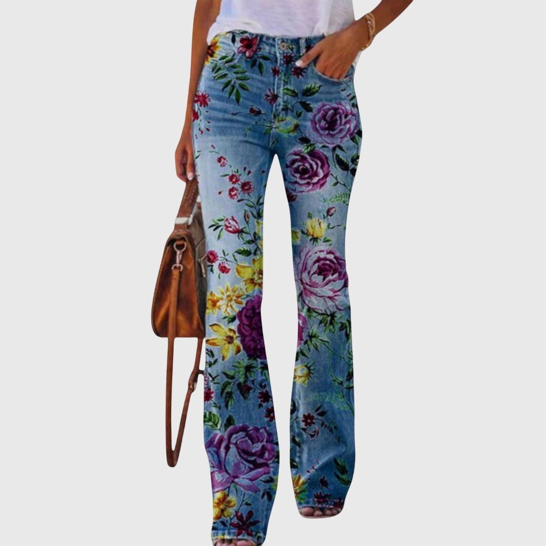 Eva | Pants With Flowers