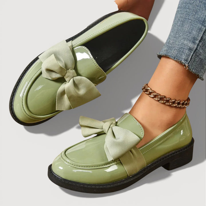 MAERYL | BOW DETAIL LOAFERS