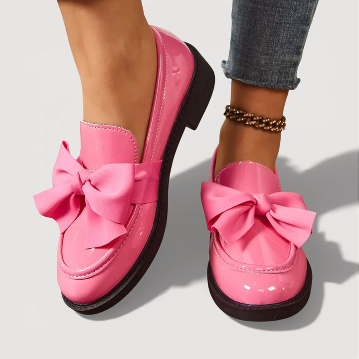 MAERYL | BOW DETAIL LOAFERS