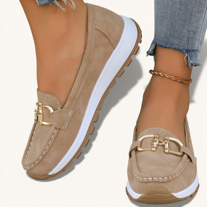 Ellie | Flat Buckle Loafers