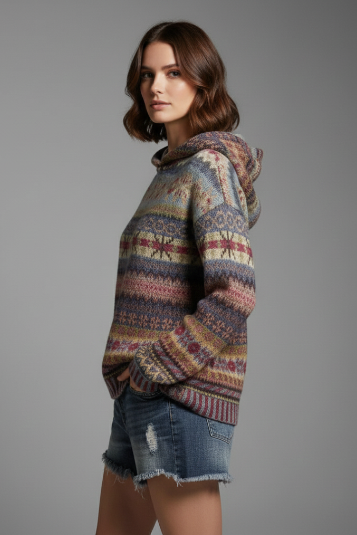 Dakota | Women's Hoodie with Hood and Ribbed Cuffs