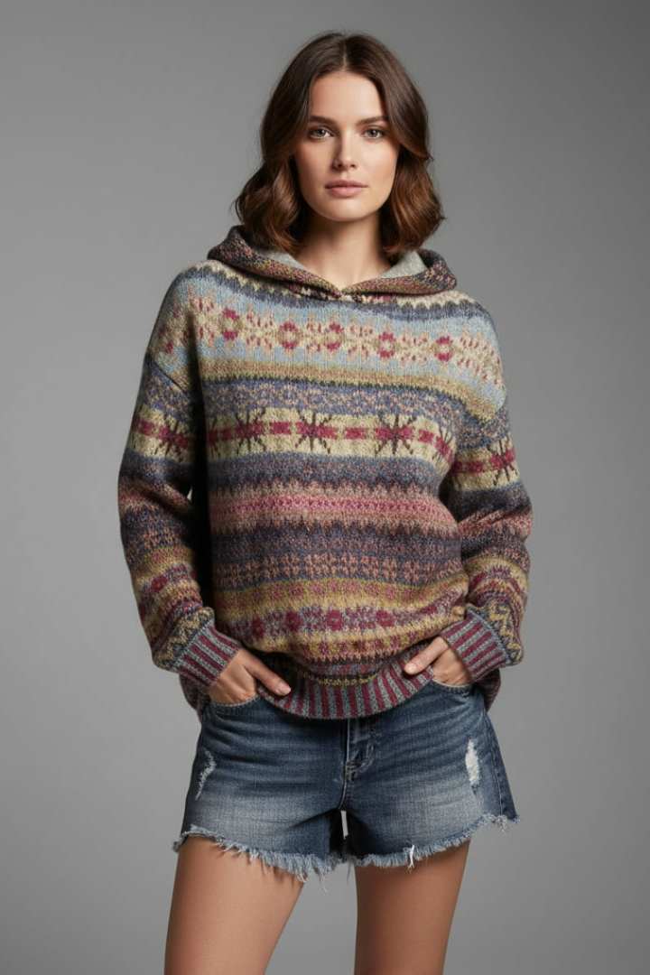 Dakota | Women's Hoodie with Hood and Ribbed Cuffs