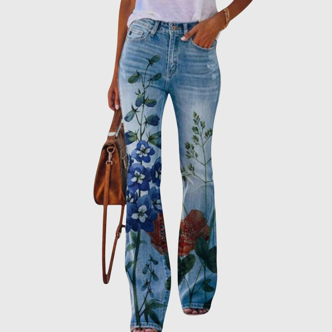 Eva | Pants With Flowers