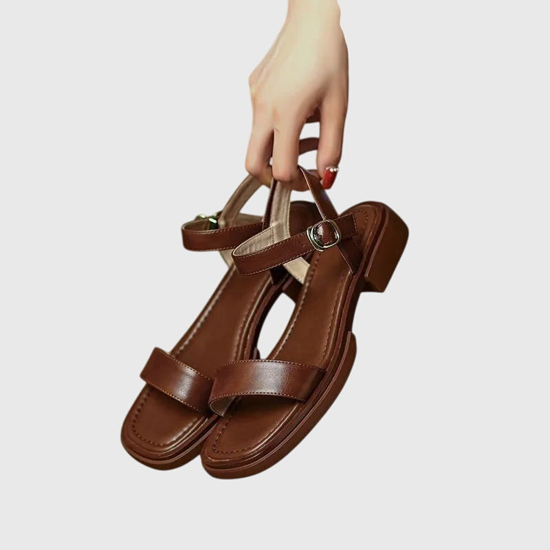 CELESTIA | ORTHOPEDIC LEATHER SANDALS
