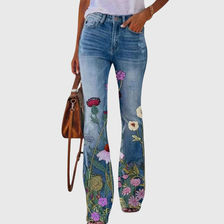 Eva | Pants With Flowers
