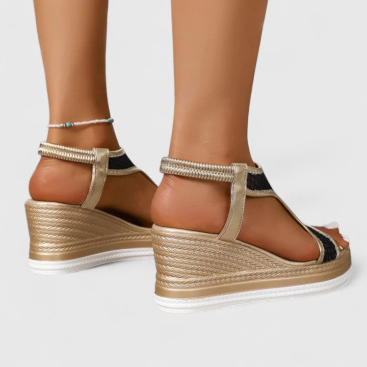 JESSICA | ORTHOPEDIC WEDGE SANDALS