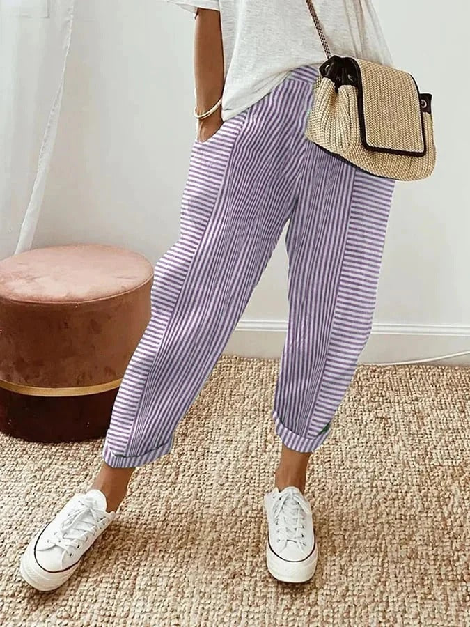 Gabriella | Striped Pants