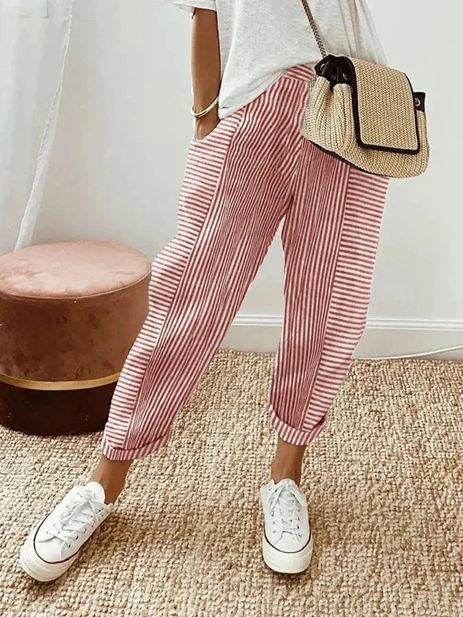 Gabriella | Striped Pants